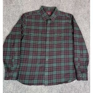 UNTUCKit Flannel Shirt Men's Size 2XL Plaid Button Up LS 2 Pockets Seleccio